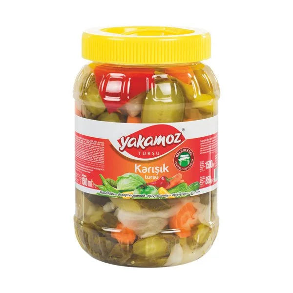 Yakamoz Mixed Vegetable Pickles, Pet Jar 3lt