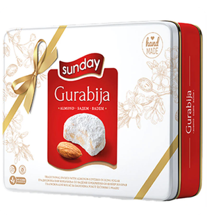SUNDAY Gurabia w/ Almonds 360g (TIN BOX)