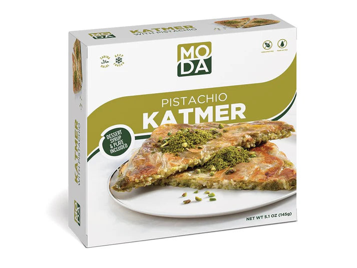 Katmer Dessert with Pistachio - Fıstıklı Katmer
