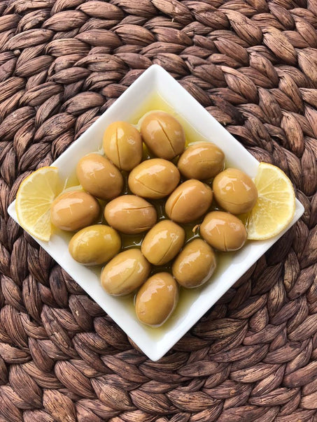 Muezzinoglu Scratced Green Olive(2XL size) 700gr
