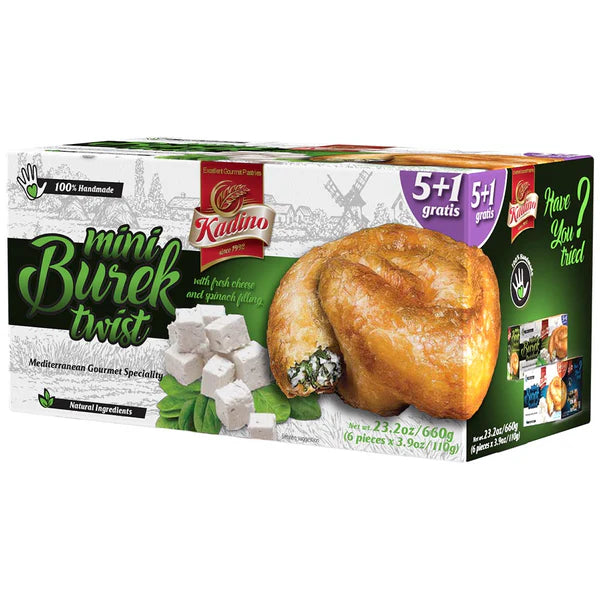 KADINO Mini Burek Twist w/Cheese & Spinach 660g