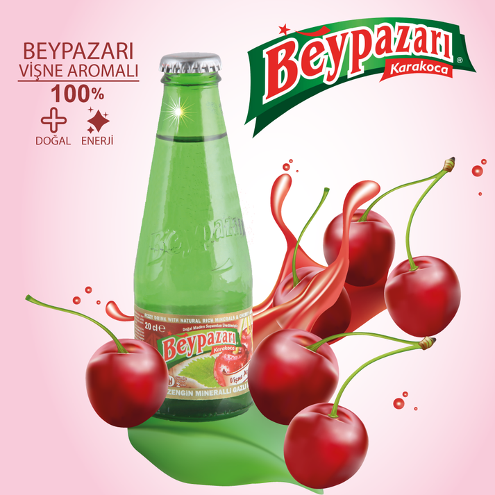 Beypazari Mineral Water Cherry Flavored 6/200ml