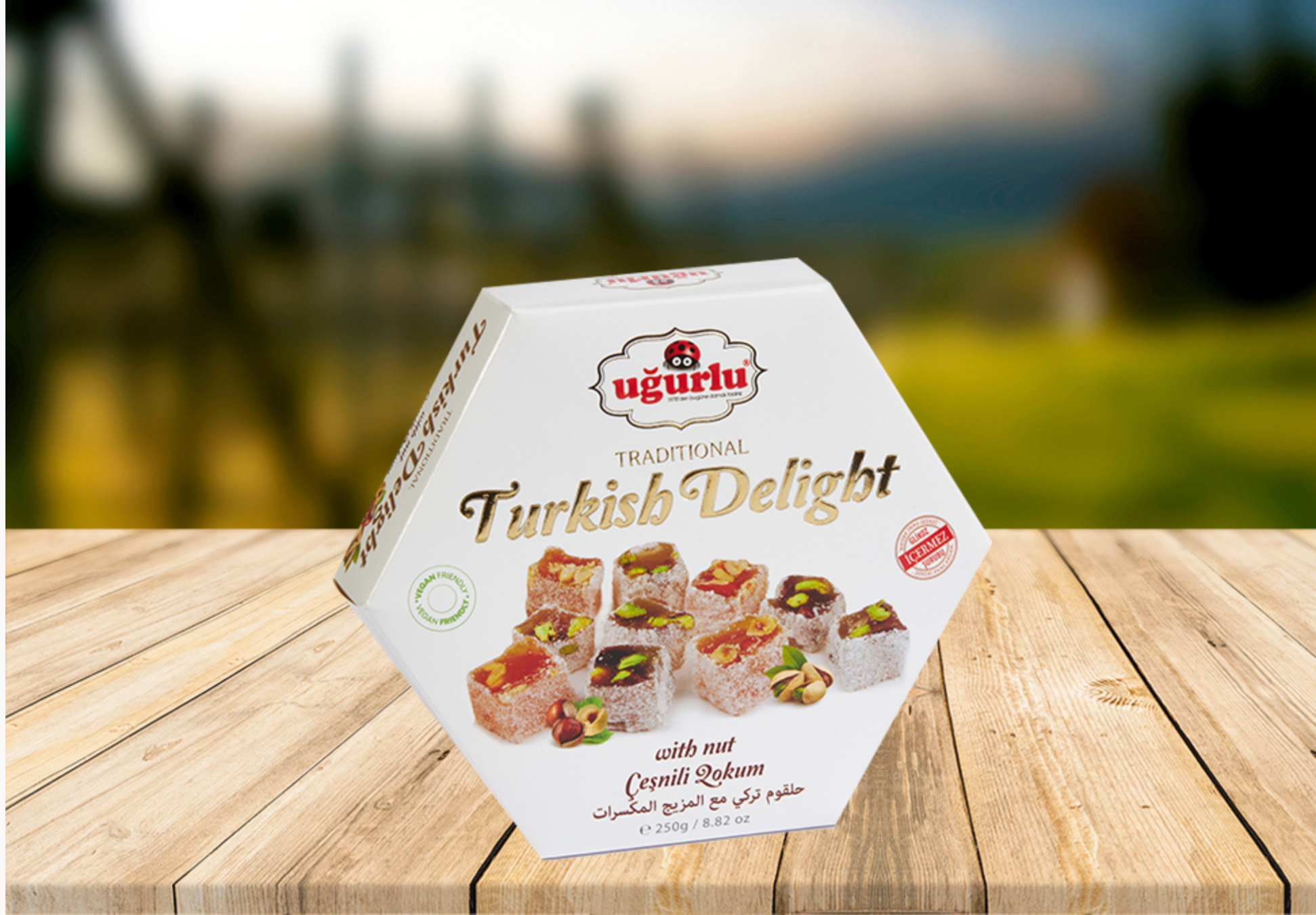 Ugurlu Turkish Delight w/Mix Nuts 250g