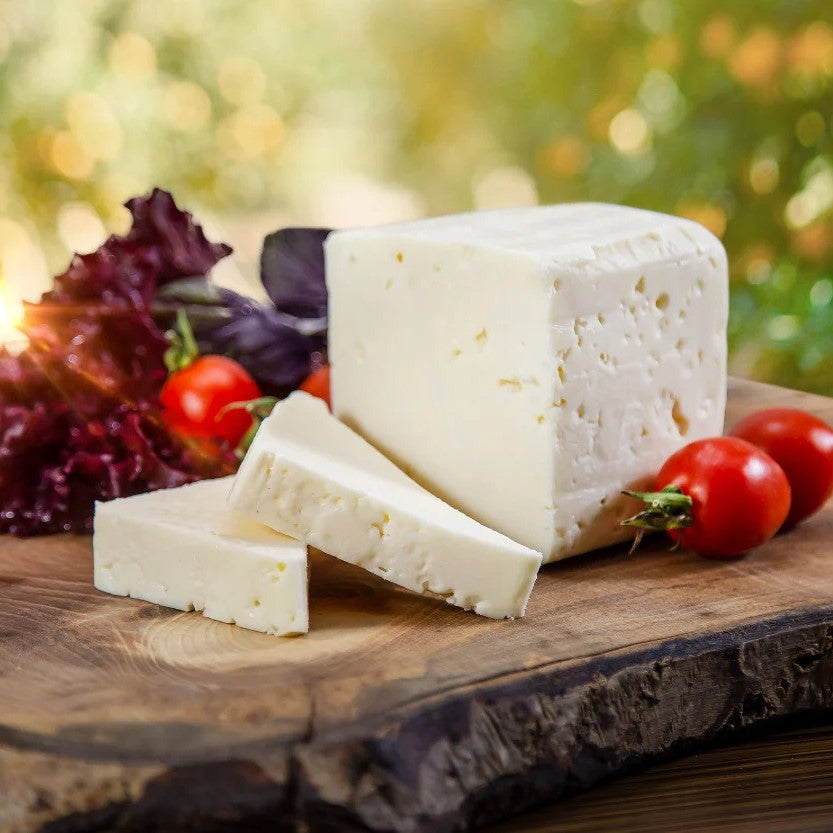 Sliced Ezine Cow Cheese