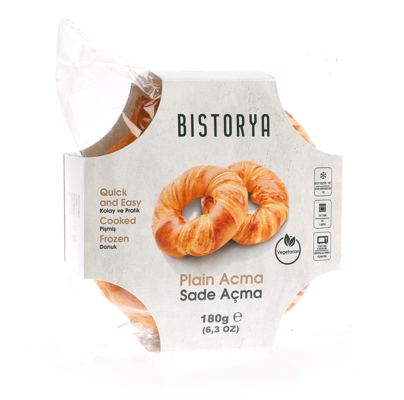 Bistorya Plain Acma, 2pcs 6.3oz (180g)