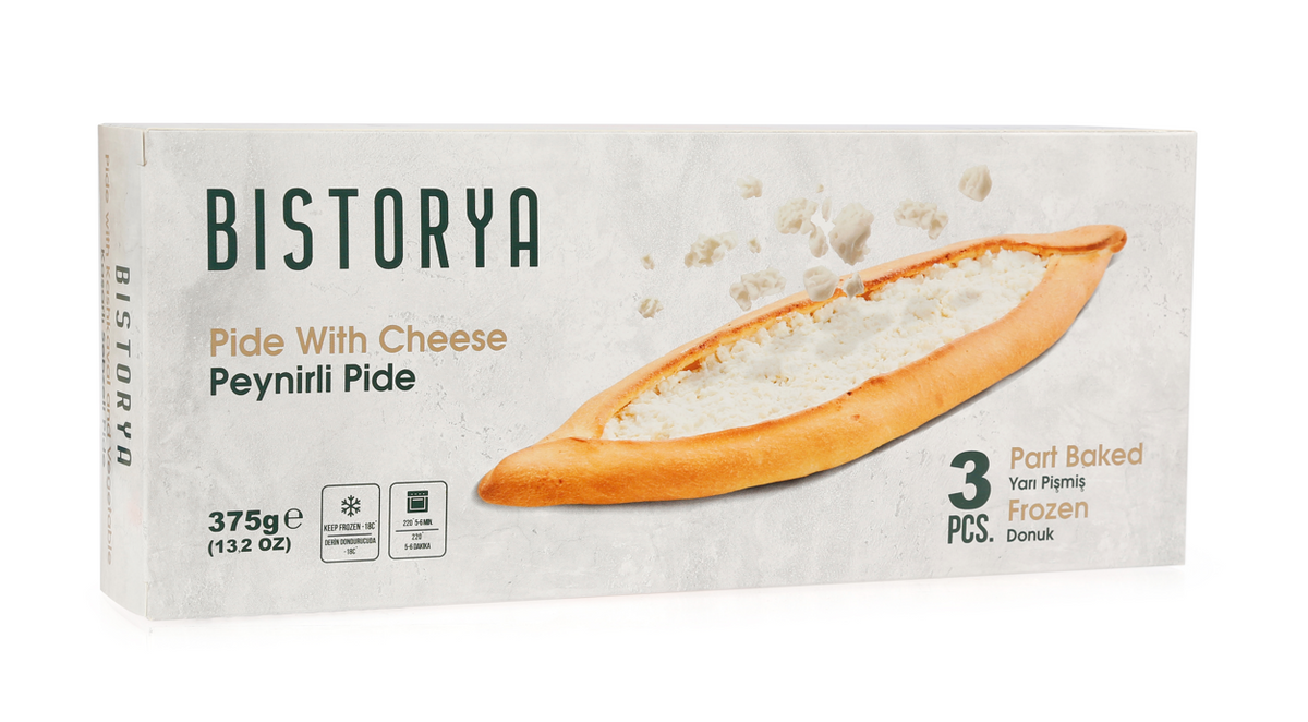 Bistorya Pide w/White Cheese, 3pcs 13.2oz (3x125g)