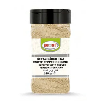 Bagdat, Pet Jar, White Pepper Ground, 140gr