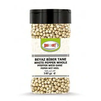 Bagdat, Pet Jar, White Pepper Whole, 140gr