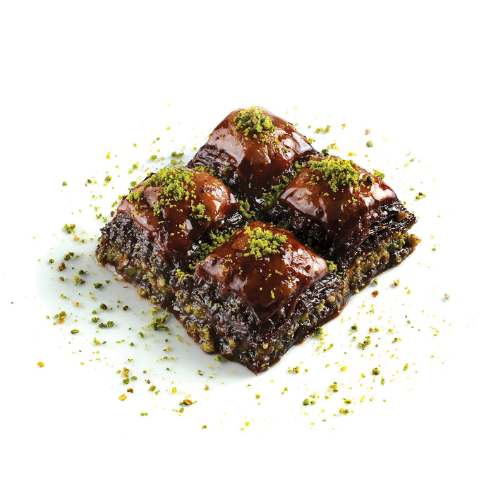 Chocolate with Pistachio - Fıstıklı Cikolatalı Baklava