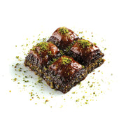 Chocolate with Pistachio - Fıstıklı Cikolatalı Baklava