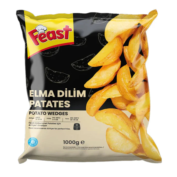 Feast Potato Wedge ( Elma Dilim ) 1000gr