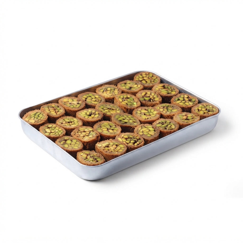 Halep Burma with Pistachio - Fıstıklı Halep Burma Kadayıf