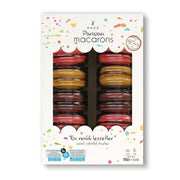 Mixed Macaron Pack Love 2 (Chocolate-Raspberry-Vanilla) - Karışık Makaron Paketi (Çikolata-Ahududu-Vanilya)