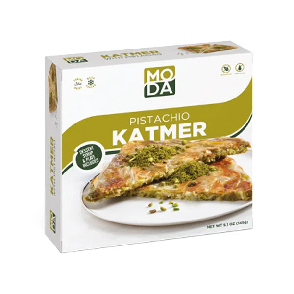 Katmer Dessert with Pistachio - Fıstıklı Katmer