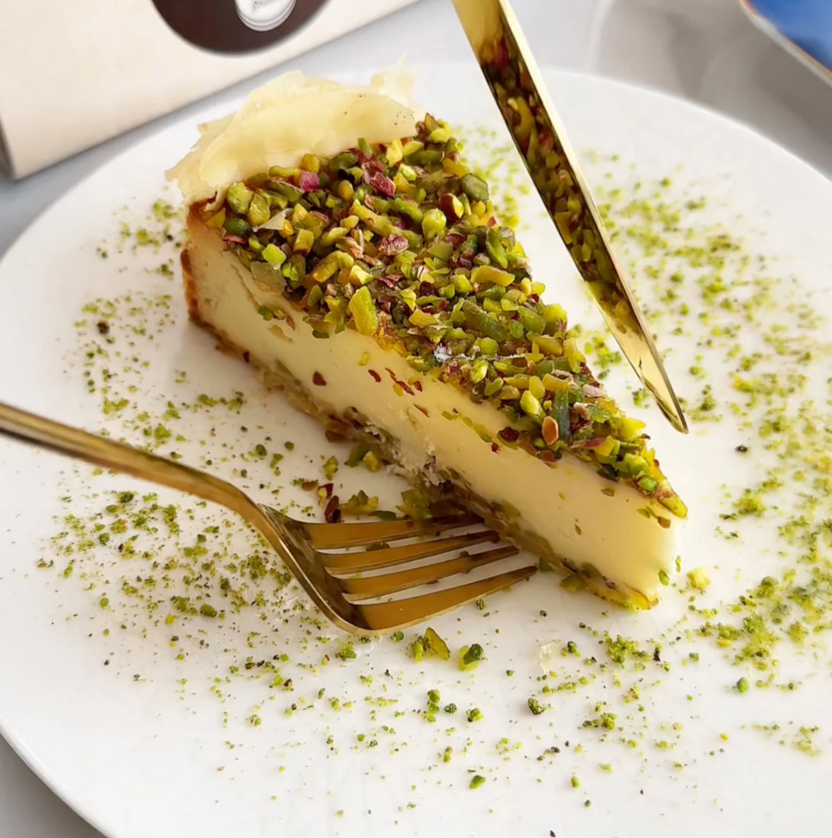 Cheesecake Baklava (Pre-sliced) - Baklava Cheesecake