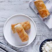Mini Roll Pie with White Cheese - Beyaz Peynirli Mini Rulo Börek