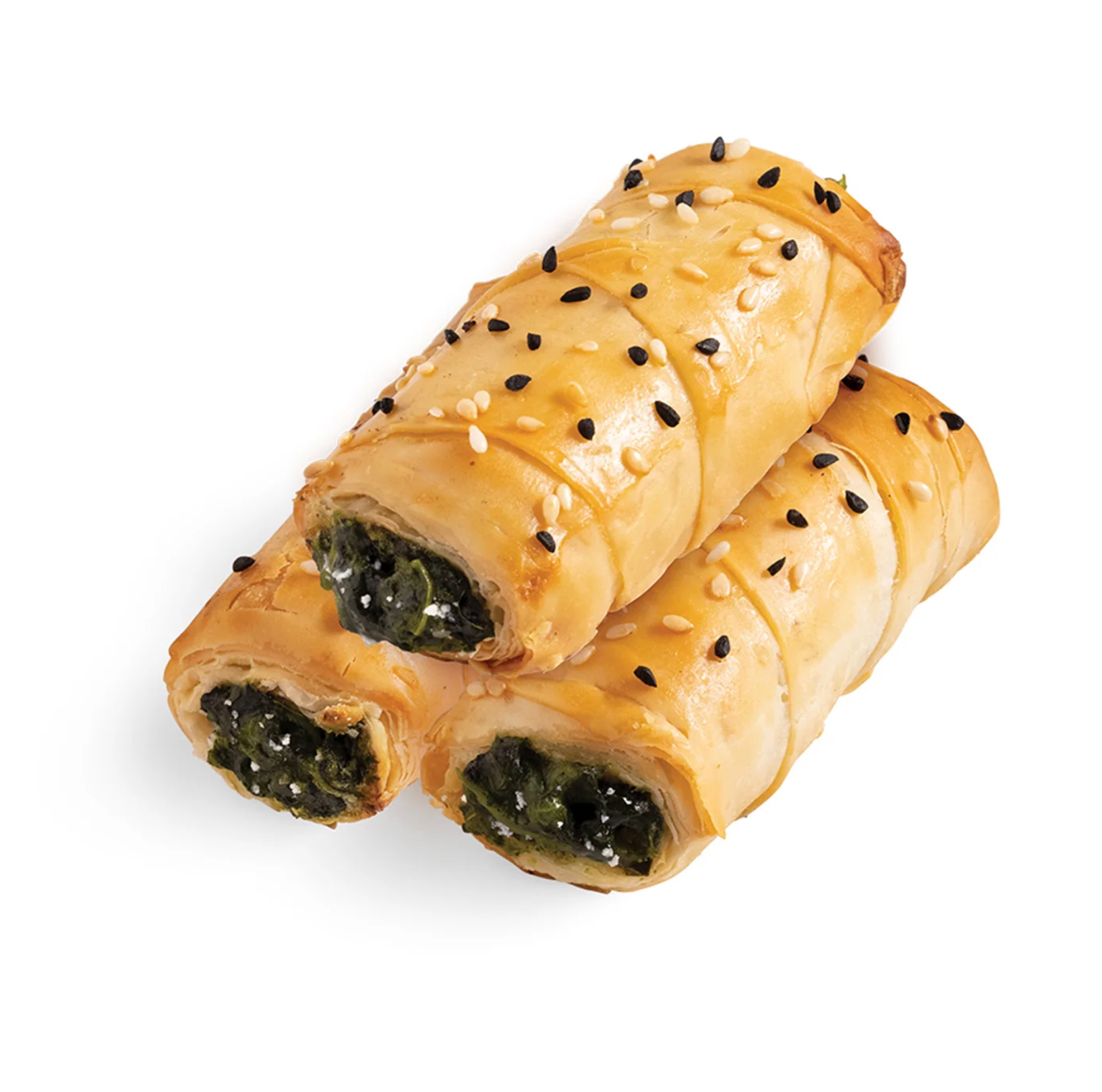 Mini Roll Pie with Spinach and Cheese - Ispanaklı ve Peynirli Mini Börek