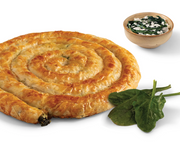 Spiral Pie, Spinach & Cheese - Ispanaklı & Peynirli Tepsi Böreği