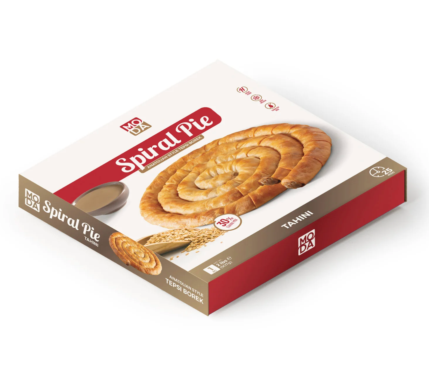 Spiral Pie, Tahini - Tahinli Tepsi Böreği
