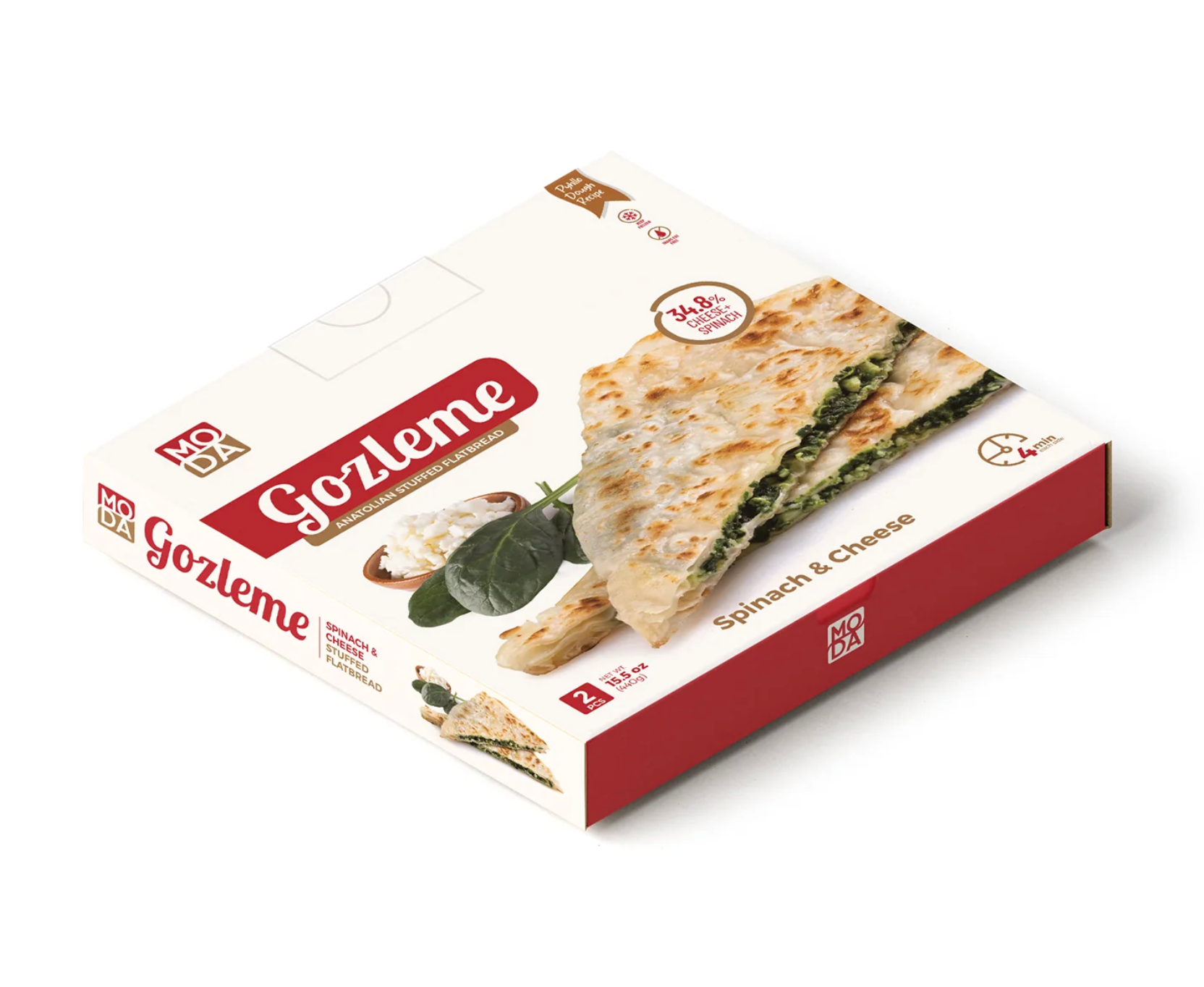 Gozleme Spinach & Cheese - Ispanaklı & Peynirli Gözleme