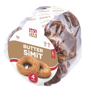 Moda Butter Turkish Sesame Bagel 4pcs (400G) - Tereyağlı Simit