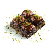 Chocolate with Pistachio - Fıstıklı Çikolatalı Baklava