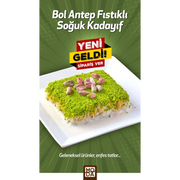 Moda Kataifi, Cold Milky w/Pistachio, 7.5lbs