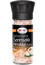 Bagdat Glass Grinder Himalayan Pink Salt w/Garlic 110gr