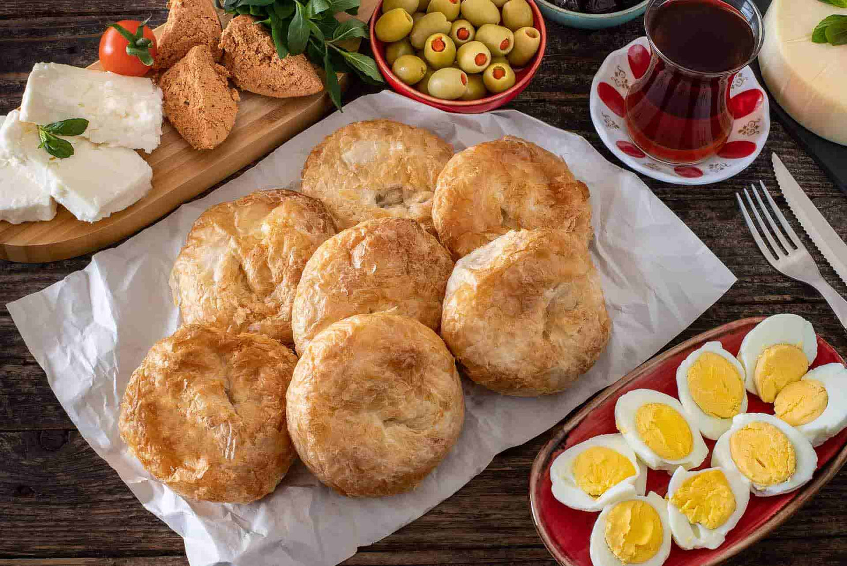 Moda Boyoz, Izmir Pastry, 8pcs, 16oz (454g)