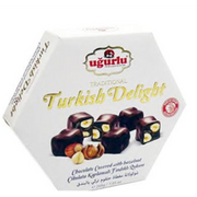 Ugurlu Turkish Delight w/Hazelnut Covered Chocolate 200g