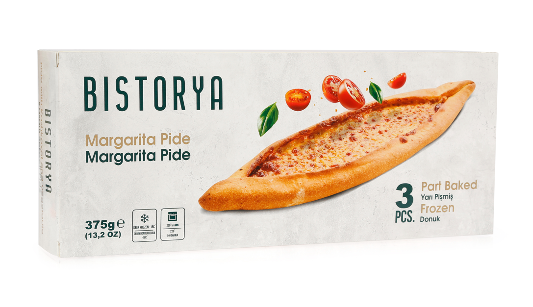 Bistorya Pide w/Margarita, 3pcs 13.2oz (3x125g)