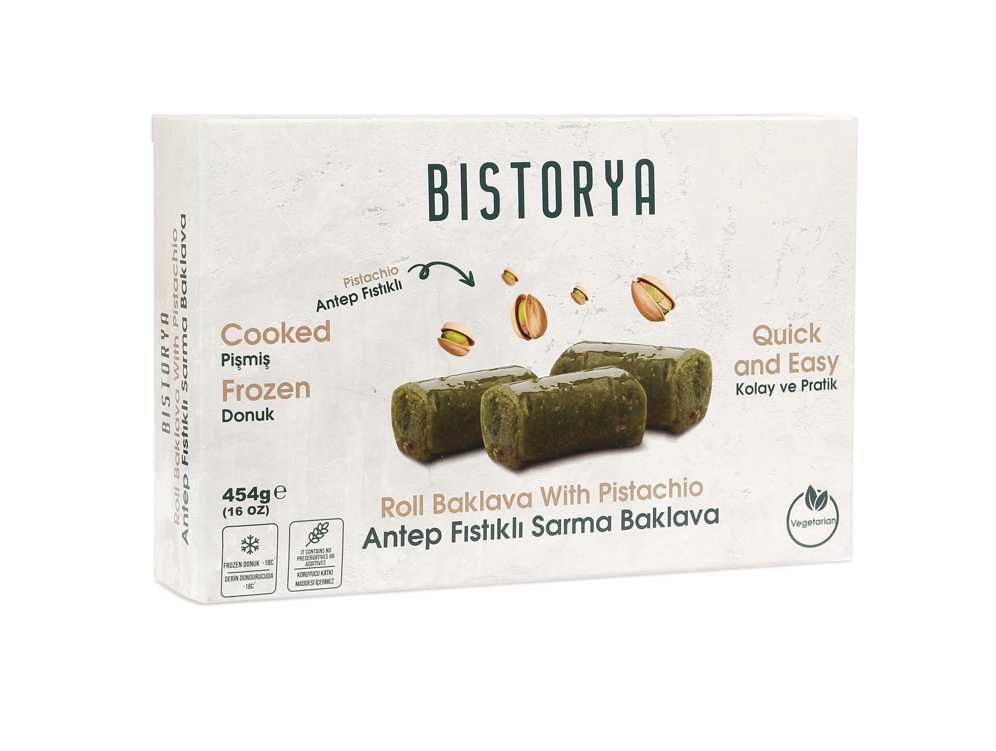 Bistorya Pistachio Roll Baklava 16oz (454g)