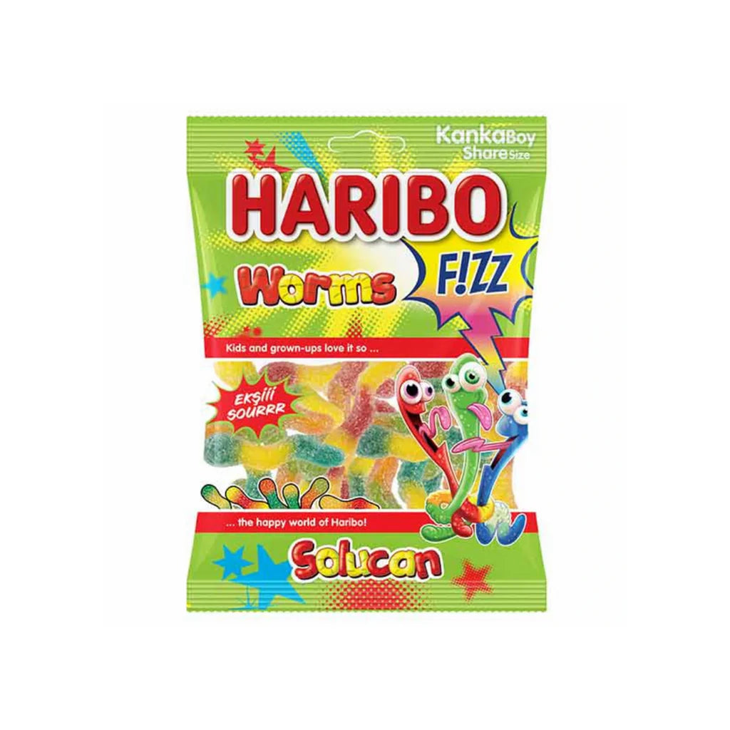 Haribo  Fizz Worms 70gr