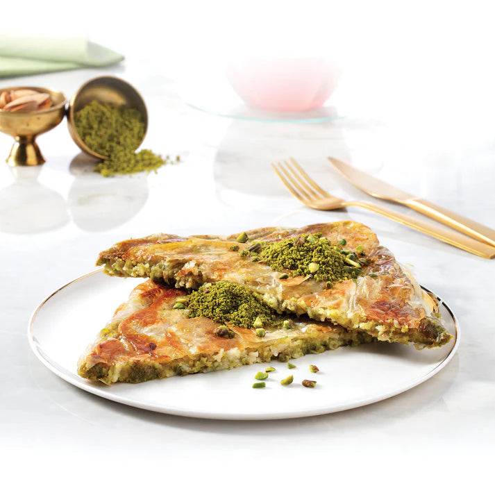 Katmer Dessert with Pistachio - Fıstıklı Katmer