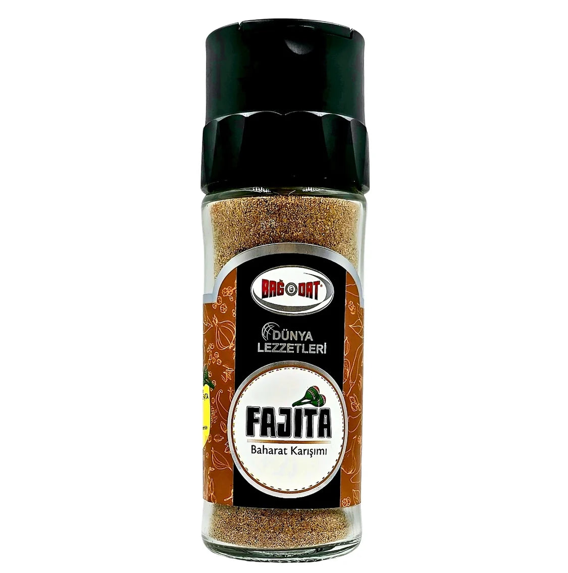 Bagdat Glass Jar Fajita Seasoning Mix 55gr
