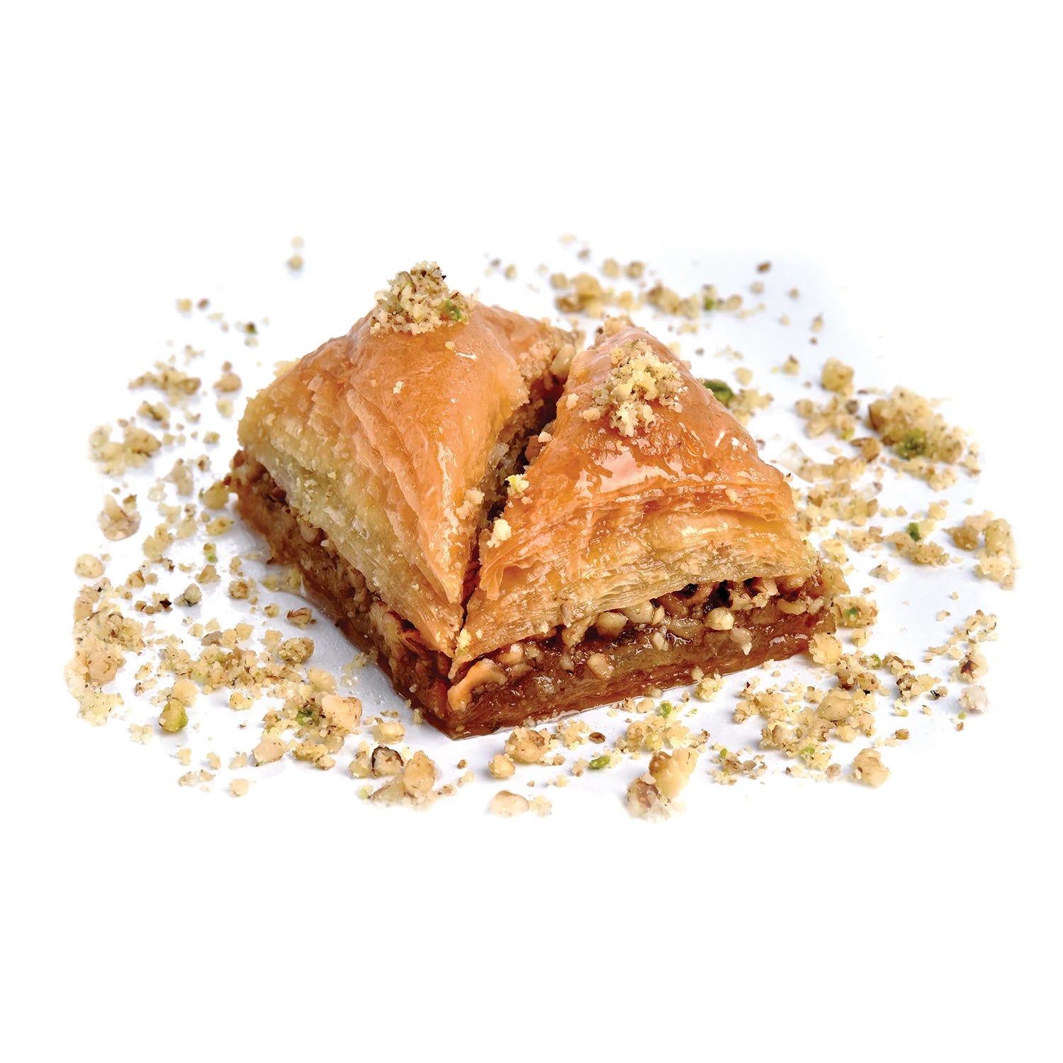 Triangle Slice with Walnut - Cevizli Ücgen Dilim Baklava