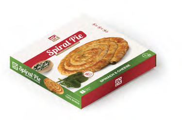 Spiral Pie, Spinach & Cheese - Ispanaklı & Peynirli Tepsi Böreği