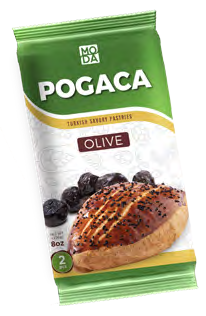 Pogaca with Olive - Zeytinli Poğaça (Fully-Baked)