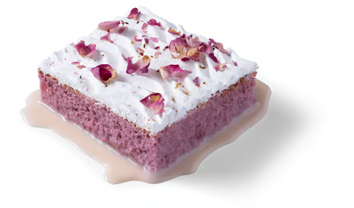 Rose Milky Cake - Sütlü Güllü Kek