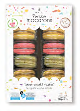 Mixed Macaron Pack Love 1 (Pistachio-Banana-Strawberry) - Karışık Makaron Paketi (Fıstık-Muz-Çilek)