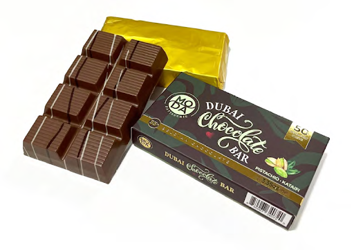 Moda Dubai Chocolate Bar 3.5oz (95G)