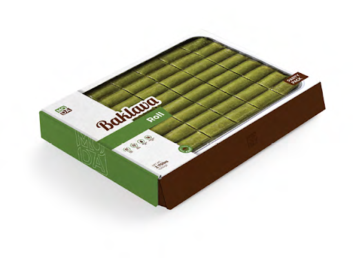 Moda Roll w/Pistachio, 48pcs, 3.3lbs (1250g) - Fistik Sarma