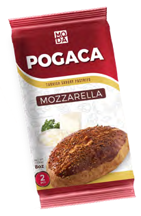 Pogaca with Mozzarella - Mozzarella Peynirli Poğaça (Fully-Baked)