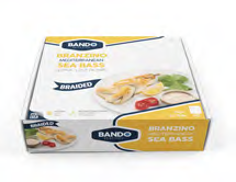 Mediterranean Sea Bass Branzino, Fillet, 8-10 Braided - Akdeniz Levrek (Branzino), Fileto, 8-10 Adet, Örgülü