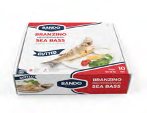 Mediterranean Sea Bass Branzino, Gutted, 5-6 - Akdeniz Levrek (Branzino), İç Temizlenmiş, 5-6 Adet