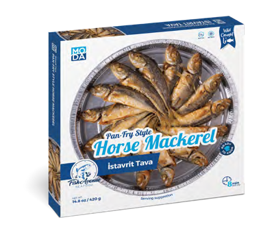 Pan-fried Gutted Horse Mackerel - Istavrit Tava