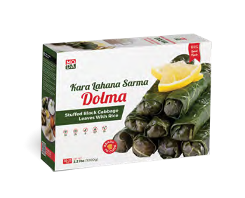 Stuffed Black Cabbage Leaves With Rice - Kara Lahana Sarması