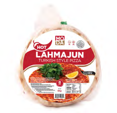 Beef Lahmajun, Hot - Acılı Lahmacun